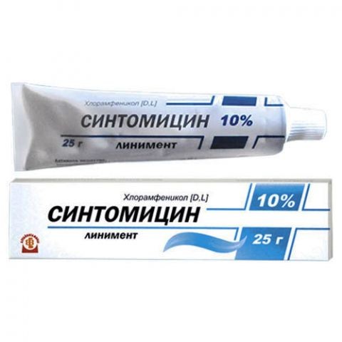 СИНТОМИЦИН ЛИНИМЕНТ 10% 25 Г №1