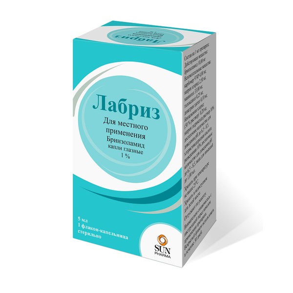 ЛАБРИЗ КАПЛИ ГЛАЗНЫЕ 1 % 5 МЛ №1