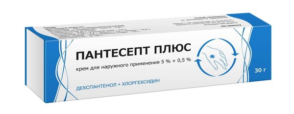 ПАНТЕСЕПТ ПЛЮС КРЕМ ДЛЯ НАРУЖНОГО ПРИМЕНЕНИЯ 5%+0,5% 30 Г №1