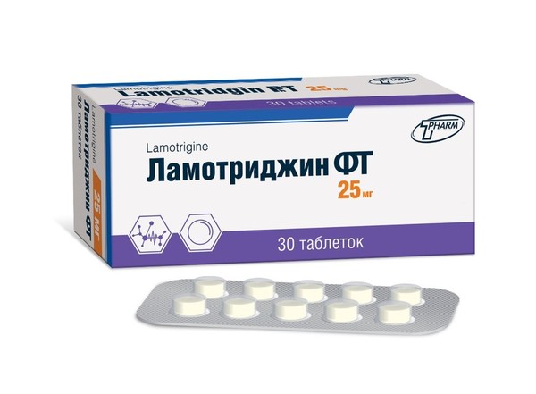 ЛАМОТРИДЖИН-ФТ ТАБЛЕТКИ 25 МГ №30