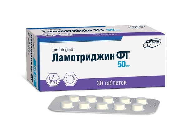 ЛАМОТРИДЖИН-ФТ ТАБЛЕТКИ 50 МГ №30