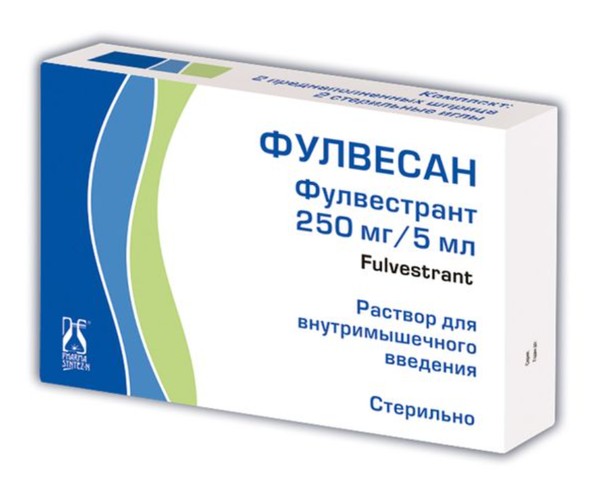 ФУЛВЕСАН РАСТВОР ДЛЯ ВНУТРИМЫШЕЧНОГО ВВЕДЕНИЯ 50 МГ/МЛ 5 МЛ №2
