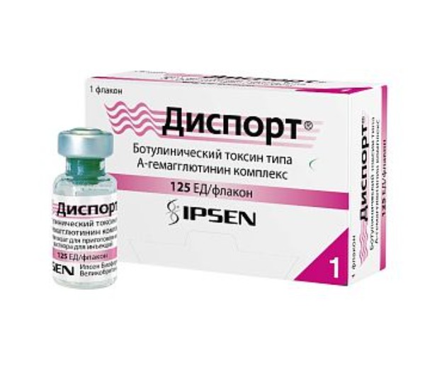 ДИСПОРТ ЛИОФИЛИЗАТ ДЛЯ ПРИГОТОВЛЕНИЯ РАСТВОРА ДЛЯ ИНЪЕКЦИЙ 125 ЕД   №1