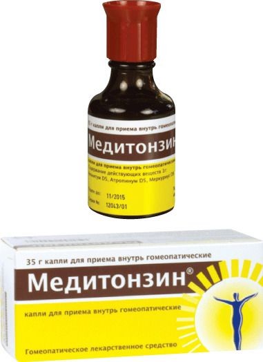 МЕДИТОНЗИН КАПЛИ ДЛЯ ПРИЕМА ВНУТРЬ ГОМЕОПАТИЧЕСКИЕ  35 Г №1