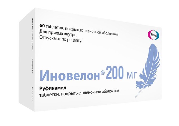 ИНОВЕЛОН ТАБЛЕТКИ ПОКРЫТЫЕ ПЛЕНОЧНОЙ ОБОЛОЧКОЙ 200 МГ   №60