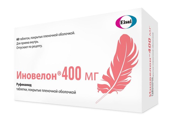 ИНОВЕЛОН ТАБЛЕТКИ ПОКРЫТЫЕ ПЛЕНОЧНОЙ ОБОЛОЧКОЙ 400 МГ   №60