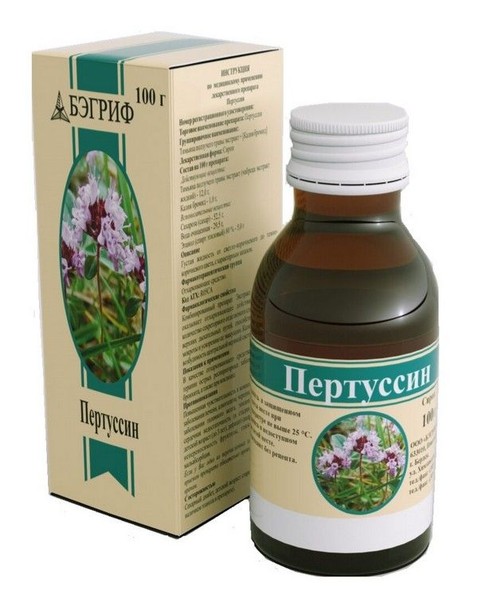 ПЕРТУССИН-Ч СИРОП 100 МЛ №1