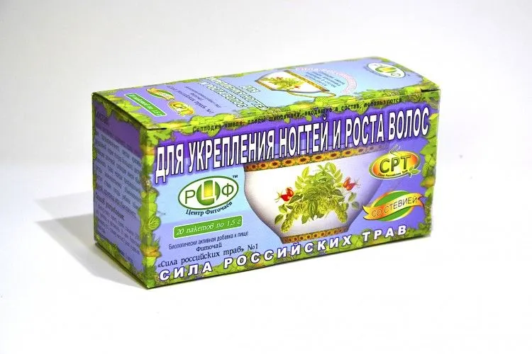 СИЛА РОССИЙСКИХ ТРАВ № 1 ДЛЯ УКРЕПЛЕНИЯ НОГТЕЙ/ВОЛОС ФИТОЧАЙ  1,5 Г №20