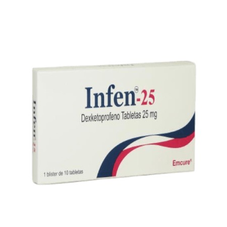 ИНФЕН-25 ТАБЛЕТКИ ПОКРЫТЫЕ ПЛЕНОЧНОЙ ОБОЛОЧКОЙ 25 МГ   №10