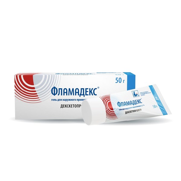 ФЛАМАДЕКС ГЕЛЬ ДЛЯ НАРУЖНОГО ПРИМЕНЕНИЯ 2,5% 50 Г №1