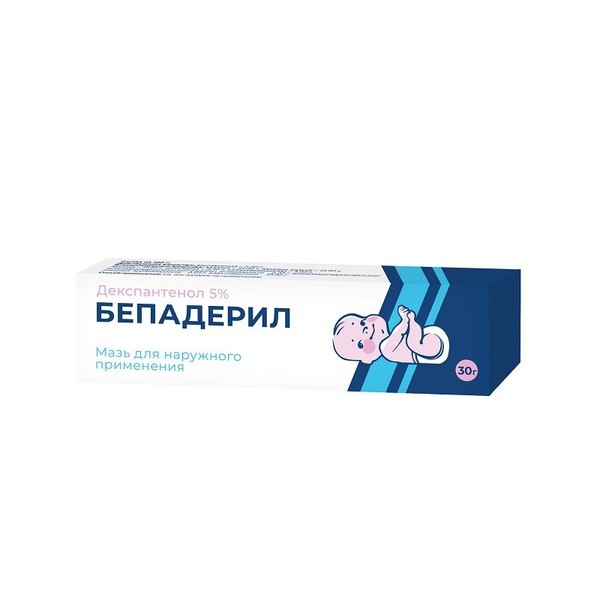 БЕПАДЕРИЛ МАЗЬ ДЛЯ НАРУЖНОГО ПРИМЕНЕНИЯ 50 МГ/Г 30 Г №1