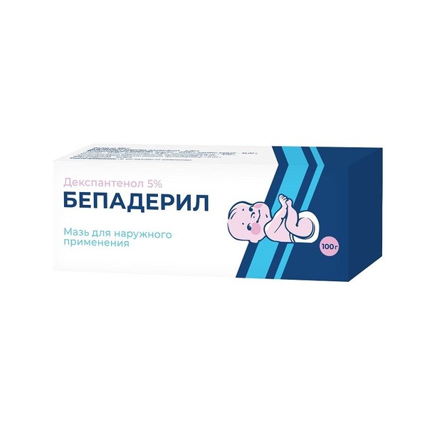 БЕПАДЕРИЛ МАЗЬ ДЛЯ НАРУЖНОГО ПРИМЕНЕНИЯ 50 МГ/Г 100 Г №1