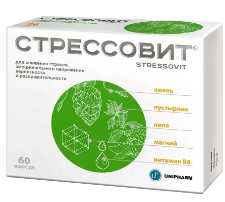 СТРЕССОВИТ КАПСУЛЫ  654 МГ №60