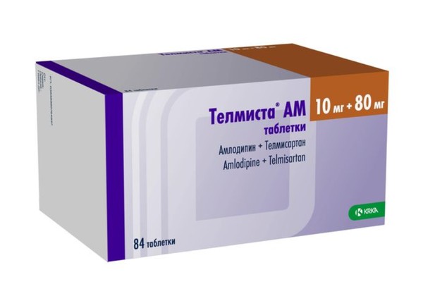 ТЕЛМИСТА АМ ТАБЛЕТКИ 10 МГ+80 МГ   №84