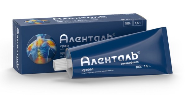АЛЕНТАЛЬ КРЕМ ДЛЯ НАРУЖНОГО ПРИМЕНЕНИЯ 1,5% 100 Г №1