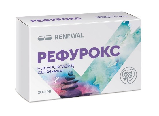 РЕФУРОКС КАПСУЛЫ 200 МГ   №24