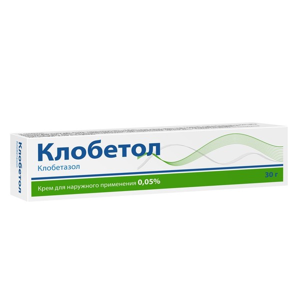 КЛОБЕТОЛ КРЕМ ДЛЯ НАРУЖНОГО ПРИМЕНЕНИЯ 0,05% 30 Г №1
