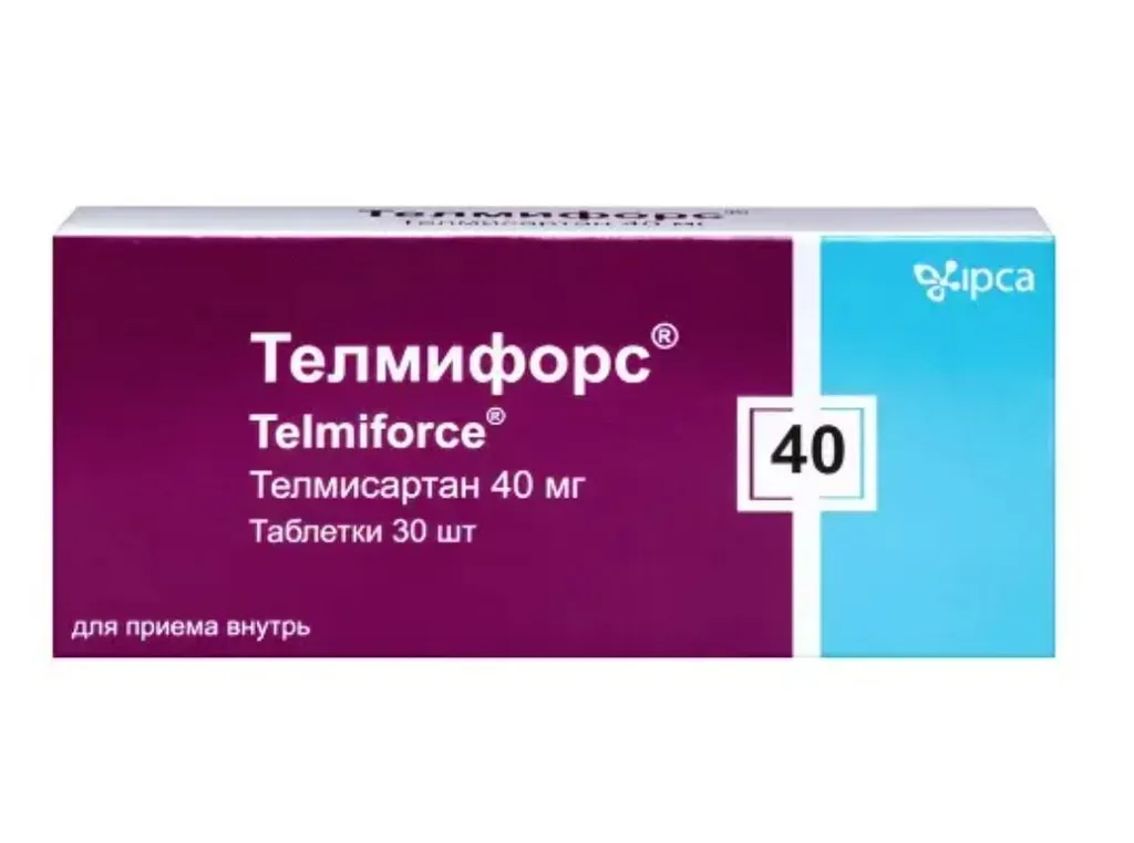 ТЕЛМИФОРС ТАБЛЕТКИ 40 МГ   №30