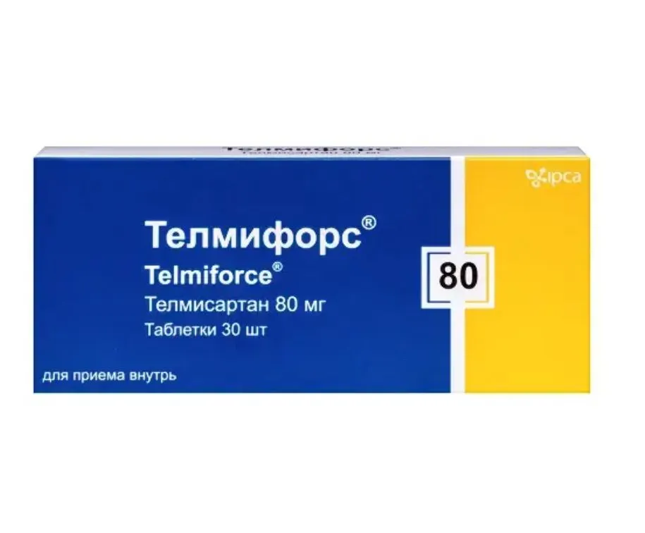 ТЕЛМИФОРС ТАБЛЕТКИ 80 МГ   №30