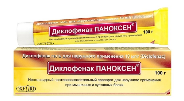 ДИКЛОФЕНАК ПАНОКСЕН ГЕЛЬ ДЛЯ НАРУЖНОГО ПРИМЕНЕНИЯ 10 МГ/Г 100 Г №1