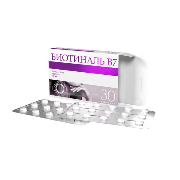 БИОТИНАЛЬ B7 ТАБЛЕТКИ 10 МГ   №30