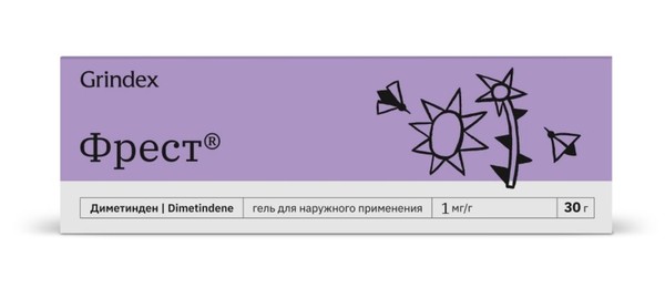 ФРЕСТ ГЕЛЬ ДЛЯ НАРУЖНОГО ПРИМЕНЕНИЯ 1 МГ/МЛ 30 МЛ №1