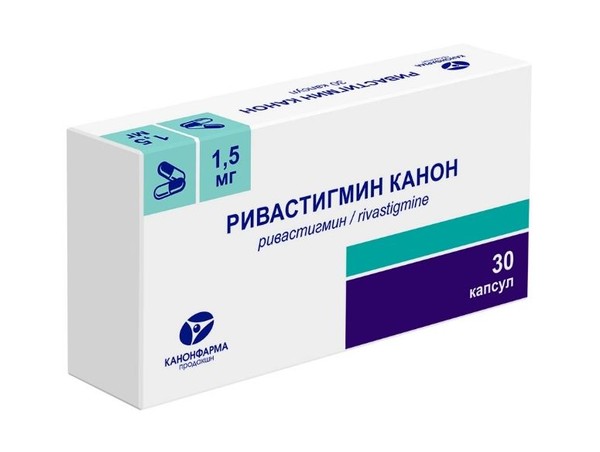 РИВАСТИГМИН КАНОН КАПСУЛЫ 1,5 МГ   №30