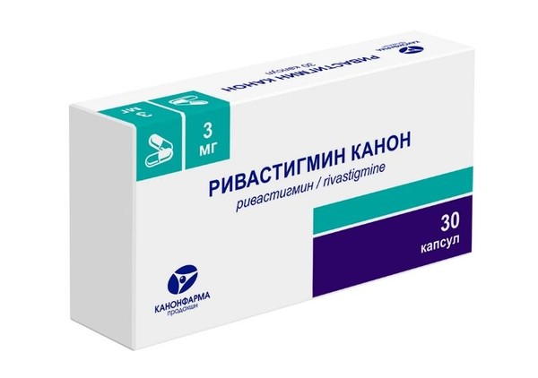 РИВАСТИГМИН КАНОН КАПСУЛЫ 3 МГ   №30