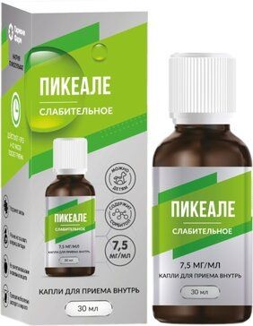 ПИКЕАЛЕ КАПЛИ ДЛЯ ПРИЕМА ВНУТРЬ 7,5 МГ/МЛ 30 МЛ №1