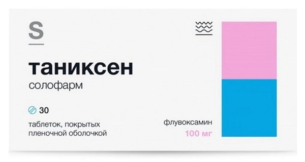 ТАНИКСЕН СОЛОФАРМ ТАБЛЕТКИ ПОКРЫТЫЕ ПЛЕНОЧНОЙ ОБОЛОЧКОЙ 100 МГ №30