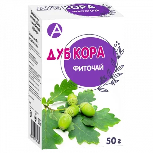ДУБА КОРА РАСТИТЕЛЬНОЕ СЫРЬЕ  50 Г №1
