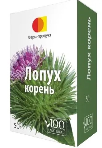 ЛОПУХА КОРНИ РАСТИТЕЛЬНОЕ СЫРЬЕ  50 Г №1