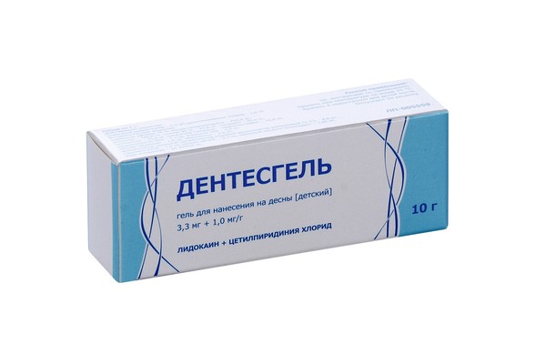 ДЕНТЕСГЕЛЬ ГЕЛЬ ДЛЯ ДЕСЕН 3,3 МГ+1 МГ/Г 10 Г №1