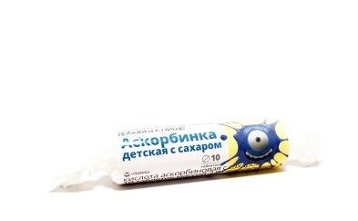 VITATEKA/ВИТАТЕКА АСКОРБИНКА С САХАРОМ ТАБЛЕТКИ 25 МГ 2,9 Г №10