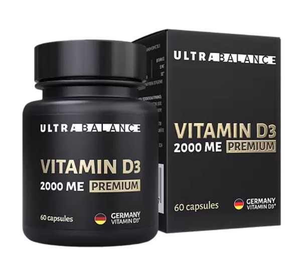 ULTRABALANCE ВИТАМИН D3 PREMIUM КАПСУЛЫ 2000 МЕ   №60