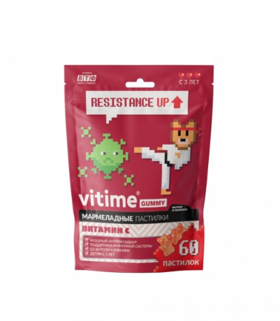 VITIME ВИТАЙМ GUMMY 3+ ВИТАМИН С ПАСТИЛКИ    №60