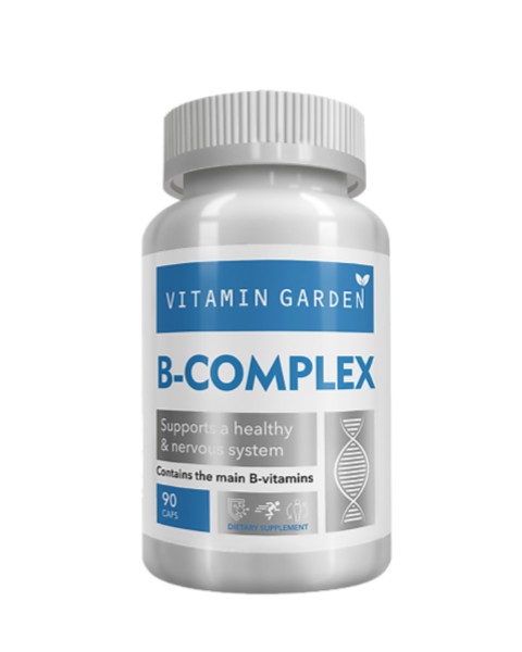 VITAMIN GARDEN КОМПЛЕКС ВИТАМИНОВ ГРУППЫ B КАПСУЛЫ  390 МГ №90