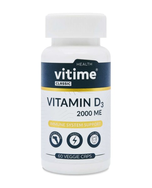 VITIME CLASSIC ВИТАМИН D3 КАПСУЛЫ 2000 МЕ 275 МГ №60