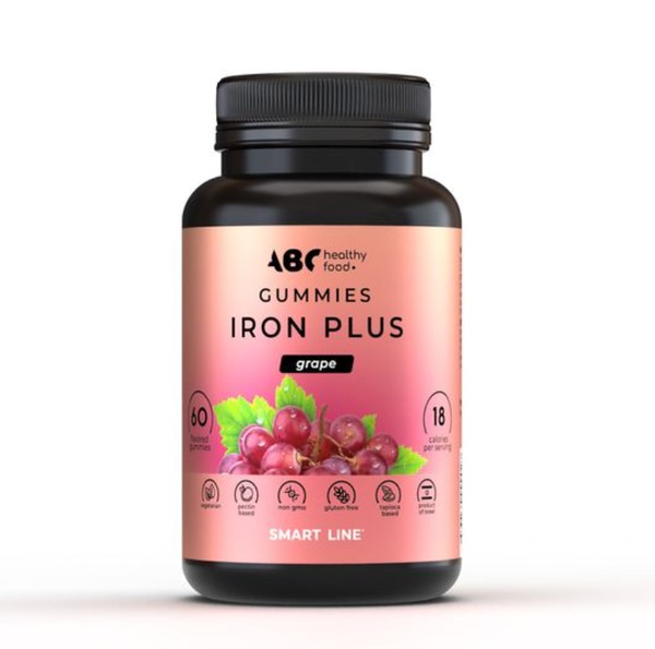 ABC HEALTHY FOOD КОМПЛЕКС МУЛЬТИВИТАМИНОВ ЖЕЛЕЗО ПЛЮС ПАСТИЛКИ ЖЕВАТЕЛЬНЫЕ  2,5 Г №60