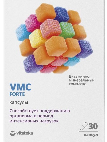 VITATEKA/ВИТАТЕКА ВИТАМИННО-МИНЕРАЛЬНЫЙ КОМПЛЕКС VMC FORTE КАПСУЛЫ 0,61 Г №30