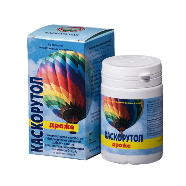 КАСКОРУТОЛ ДРАЖЕ  550 МГ №100