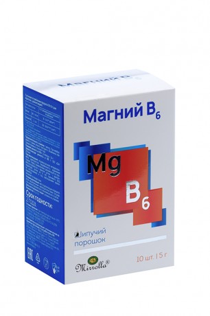 МИРРОЛЛА МАГНИЙ В6 ПОРОШОК ШИПУЧИЙ ДЛЯ ПРИГОТОВЛЕНИЯ РАСТВОРА ДЛЯ ПРИЕМА ВНУТРЬ [АПЕЛЬСИН]  5 Г №10