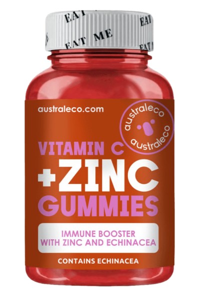AUSTRALECO VITAMIN С+ZINC GUMMIES/ВИТАМИН С+ЦИНК ГАММИС ПАСТИЛКИ ЖЕВАТЕЛЬНЫЕ    №60