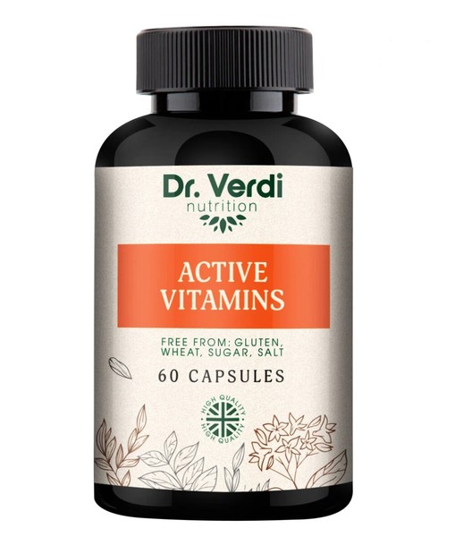 DR.VERDI/ДОКТОР ВЕРДИ АКТИВ ВИТАМИНС (ACTIVE VITAMINS) КАПСУЛЫ  600 МГ №60