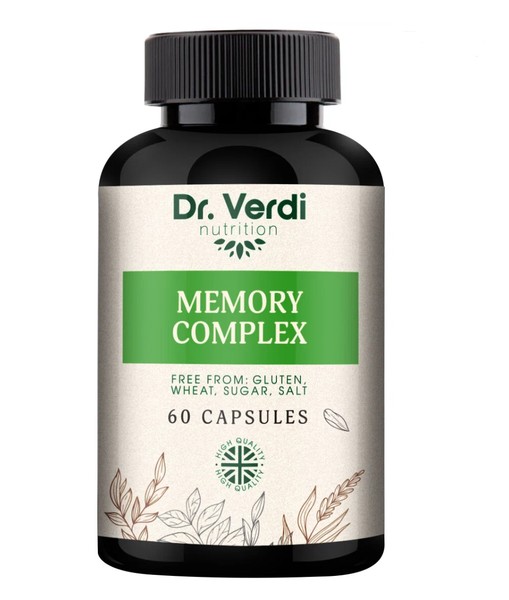 DR.VERDI/ДОКТОР ВЕРДИ МЕМОРИ КОМПЛЕКС (MEMORY COMPLEX) КАПСУЛЫ  600 МГ №60