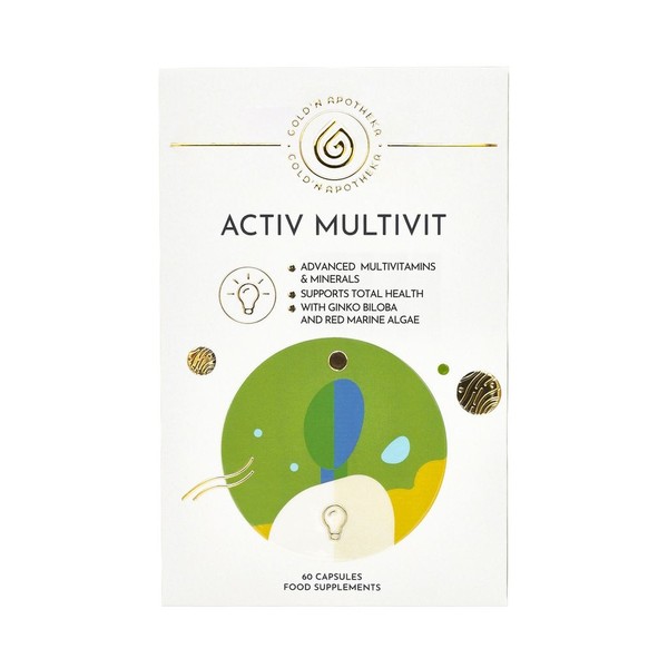 GOLDN APOTHEKA ACTIV MULTIVIT/АКТИВ ВИТАМИНС КАПСУЛЫ  600 МГ №60