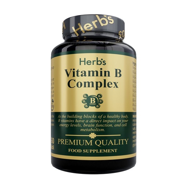 HERBS КОМПЛЕКС ВИТАМИНОВ ГРУППЫ В ТАБЛЕТКИ  0,19 Г №60