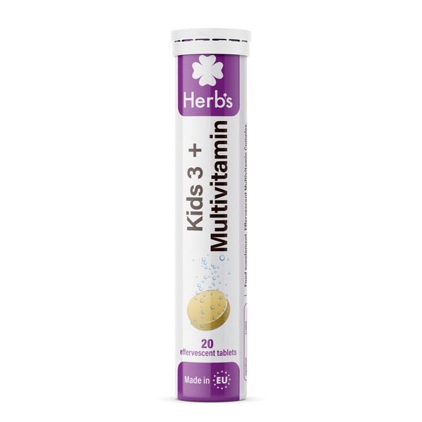 HERBS МУЛЬТИВИТАМИНЫ ДЛЯ ДЕТЕЙ 3+ ТАБЛЕТКИ ШИПУЧИЕ  4 Г №20