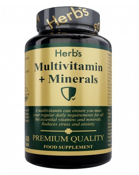 HERBS МУЛЬТИВИТАМИНЫ И МИНЕРАЛЫ ТАБЛЕТКИ 1,11 Г №60