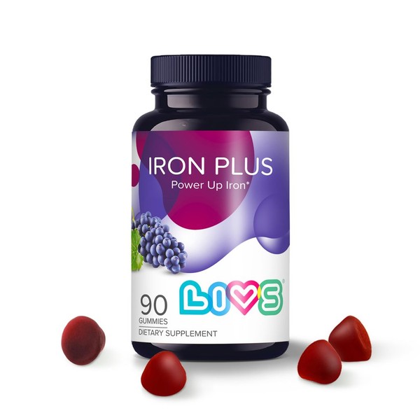 LIVS КОМПЛЕКС МУЛЬТИВИТАМИНОВ ЖЕЛЕЗО ПЛЮС (IRON PLUS) ПАСТИЛКИ ЖЕВАТЕЛЬНЫЕ  2,5 Г №90